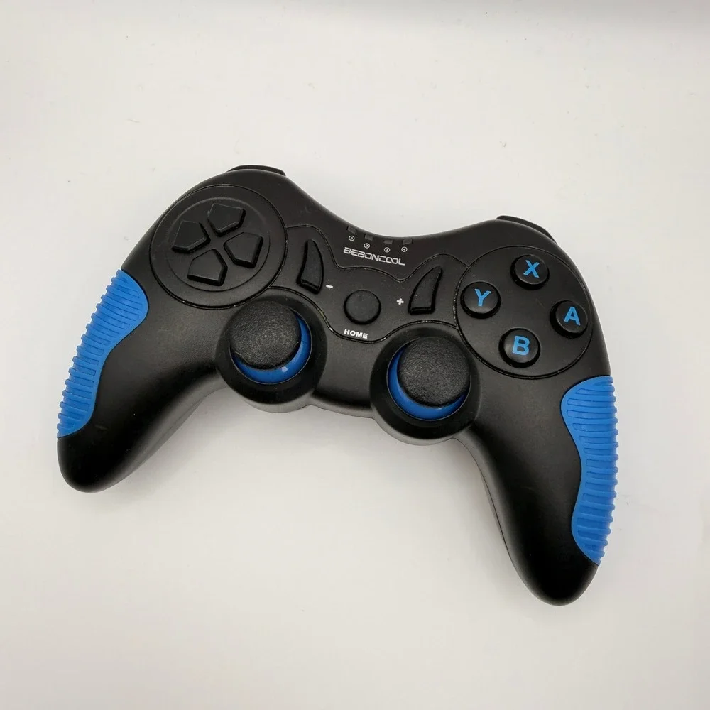 BEBONCOOL Wireless Bluetooth Game Controller Black Blue Gaming Tech Retro